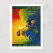 Le Trefle A Quatre Feuilles - Automobiles Brasier Briefkaart (Voorkant)