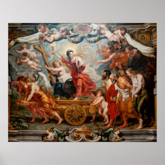 Le Triomphe de la Foi Catholique Poster (Voorkant)