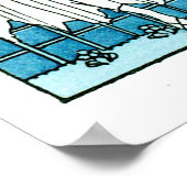 Le trois graces van George Barbier Poster (Hoek)