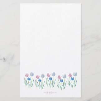 le tulipe briefpapier