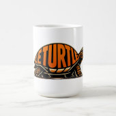 Le Turtle Schildpad T-shirt Koffiemok (Center)