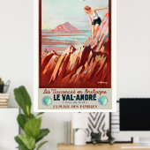 Le Val André France Vintage Poster 1930 (Thuiskantoor)