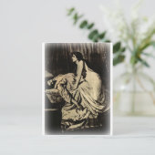 Le Vampire by Burne-Jones 1897 Briefkaart (Staand voorkant)
