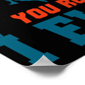 Le Vault Funny Levault Vaulting You Run I Fly  Poster (Hoek)