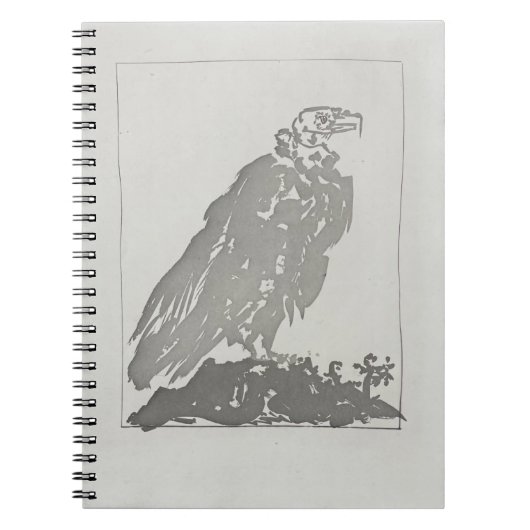 Le Vautour (De gier) Notitieboek (Voorkant)