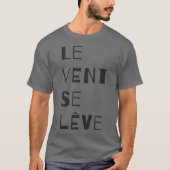 Le Vent Se Leve - Black T-Shirt (Voorkant)