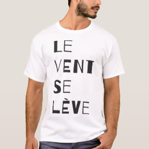 Le Vent Se Leve - Black T-Shirt