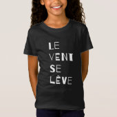 Le Vent Se Leve, Franse T-Shirt (Voorkant)