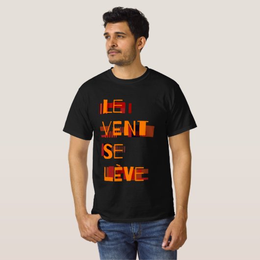 Le Vent Se Leve Japans T-Shirt (Voorkant volledig)