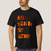 Le Vent Se Leve Japans T-Shirt (Voorkant)