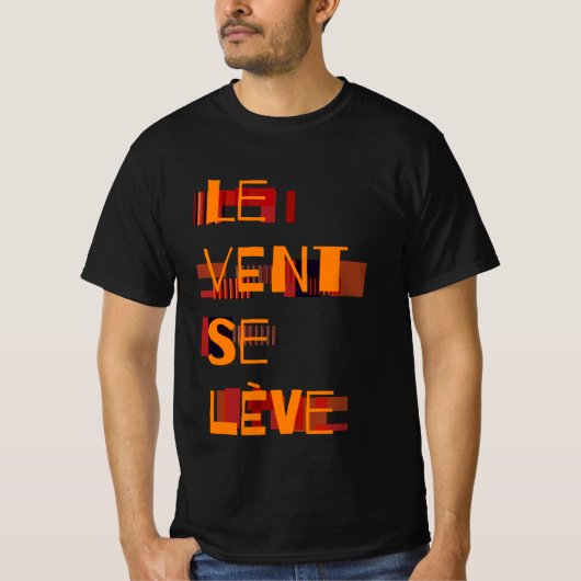Le Vent Se Leve Japans T-Shirt (Voorkant)
