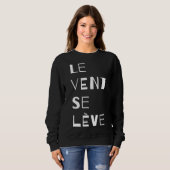 Le Vent Se Leve - White Hoodie Trui (Voorkant volledig)