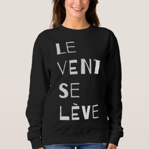 Le Vent Se Leve - White Hoodie Trui