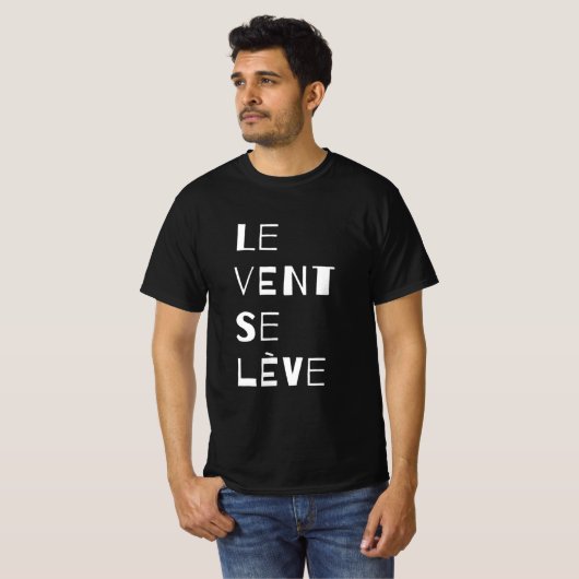 Le Vent Se Leve - White T-Shirt (Voorkant volledig)