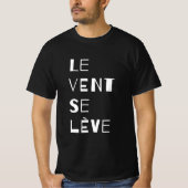Le Vent Se Leve - White T-Shirt (Voorkant)