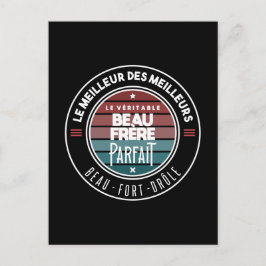 Le véritable beau frère parfait briefkaart