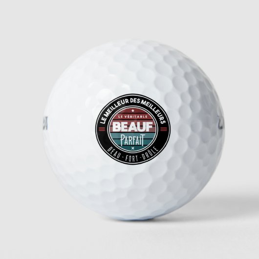 Le véritable beauf parfait golfballen (Voorkant)