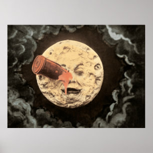 Le voyage dans la lune (1902) van Georges Melies Poster