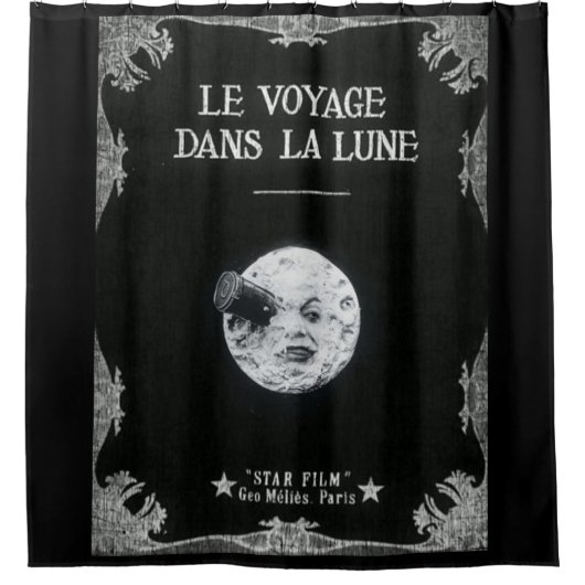 Le Voyage dans la Lune/A Trip to the Moon Douchegordijn (Voorkant)