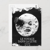 Le Voyage Dans La Lune (een reis naar de maan) Briefkaart (Voorkant / Achterkant)