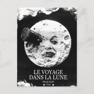 Le Voyage Dans La Lune (een reis naar de maan) Briefkaart