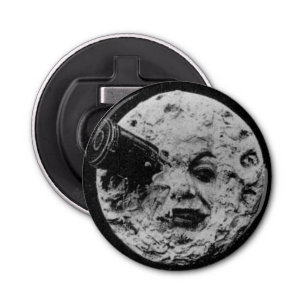 Le Voyage Dans La Lune Vintage Button Flesopener