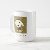 Le Wof Cute Puppy Dog Koffiemok (Voorkant links)