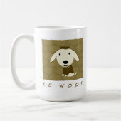 Le Wof Cute Puppy Dog Koffiemok (Links)