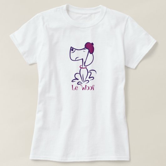 Le Wof Doxie T-shirt (Design voorkant)