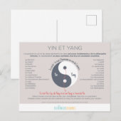 Le Yin et le Yang Briefkaart (Voorkant / Achterkant)