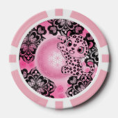 Léa de Roze Luipaard Poker Chips (Voorkant)