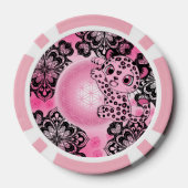 Léa de Roze Luipaard Poker Chips (Achterkant)