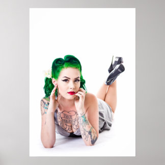 Lea Graves Pinup Poster