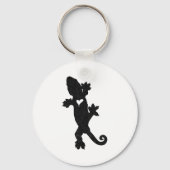 Leachie New Caledonian Gecko Artsy Distressed  Sleutelhanger (Voorkant)