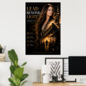 Lead Beyond – Poster voor Leidinggevende Executive (Thuiskantoor)