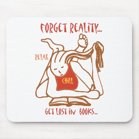 LEAD bookworm mousepad Muismat (Voorkant)