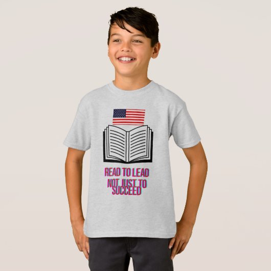 LEAD BY READING T-SHIRT (Voorkant volledig)