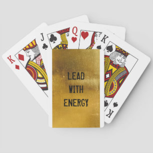 LEAD MET ENERGIESPLAYCARDS POKERKAARTEN