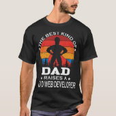 Lead Web Developer Best Kind of Dad T-shirt (Voorkant)