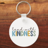 Lead with Kindness  Sleutelhanger (Achterkant)