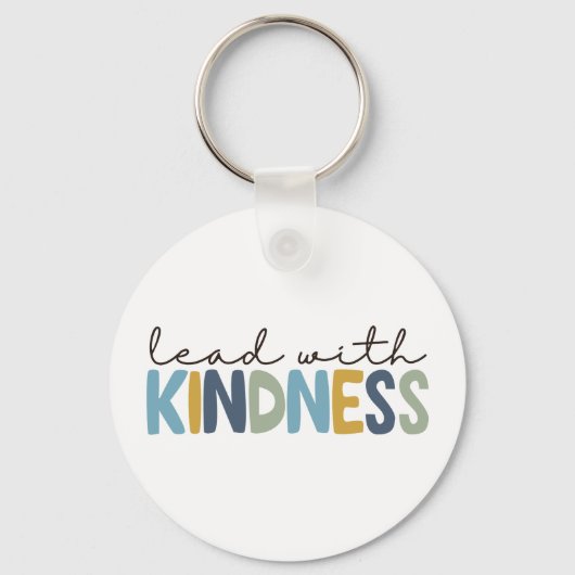 Lead with Kindness  Sleutelhanger (Achterkant)
