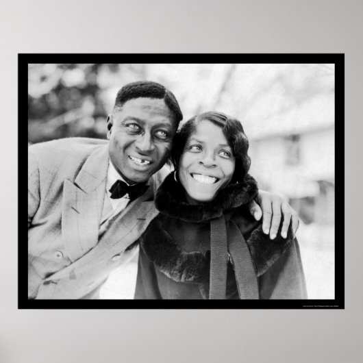 Leadbelly & Martha Ledbetter 1935 Poster (Voorkant)