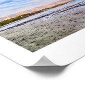 Leadbetter Beach Sunset Santa Barbara Waterverf Poster (Hoek)