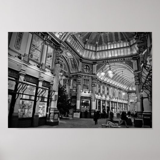Leadenhall Market City of London England UK Poster (Voorkant)