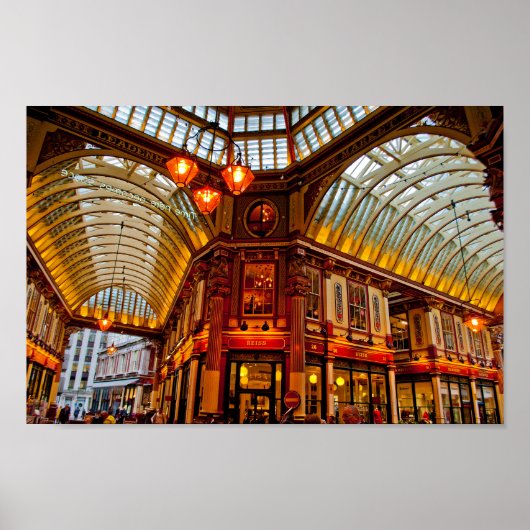 Leadenhall Market City of London England UK Poster (Voorkant)