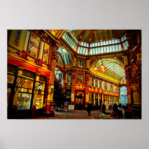 Leadenhall Market City of London, Verenigd Koninkr Poster
