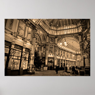 Leadenhall Market City of London, Verenigd Koninkr Poster