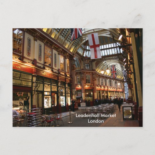 Leadenhall Market London Briefkaart (Voorkant)