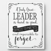 Leader bedankt fotoplaat (Voorkant)