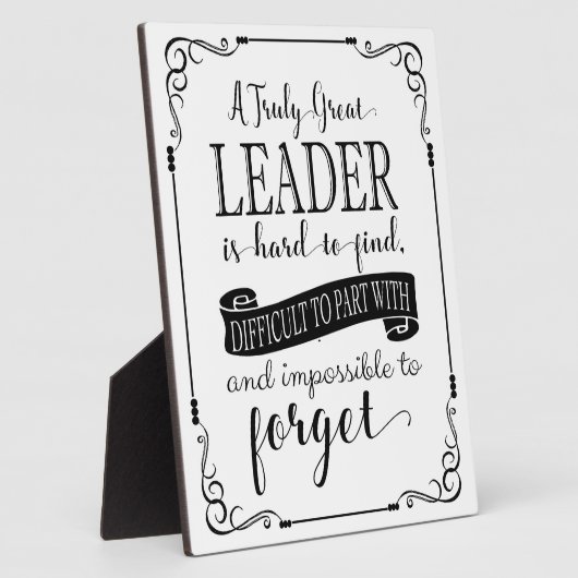 Leader bedankt fotoplaat (Zijkant)